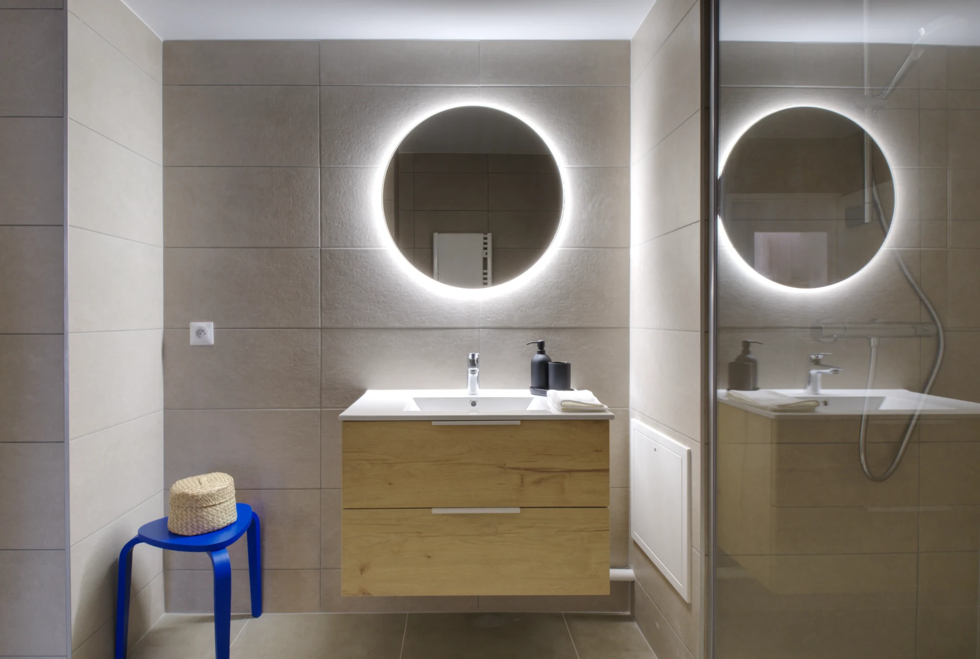 Salle de bain livrée pour le projet Parc Edenia d'Auril